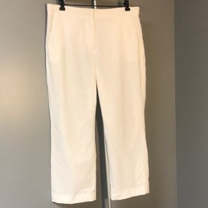 J Crew Beautiful Perforated Pants